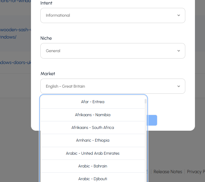 Choose Target Market