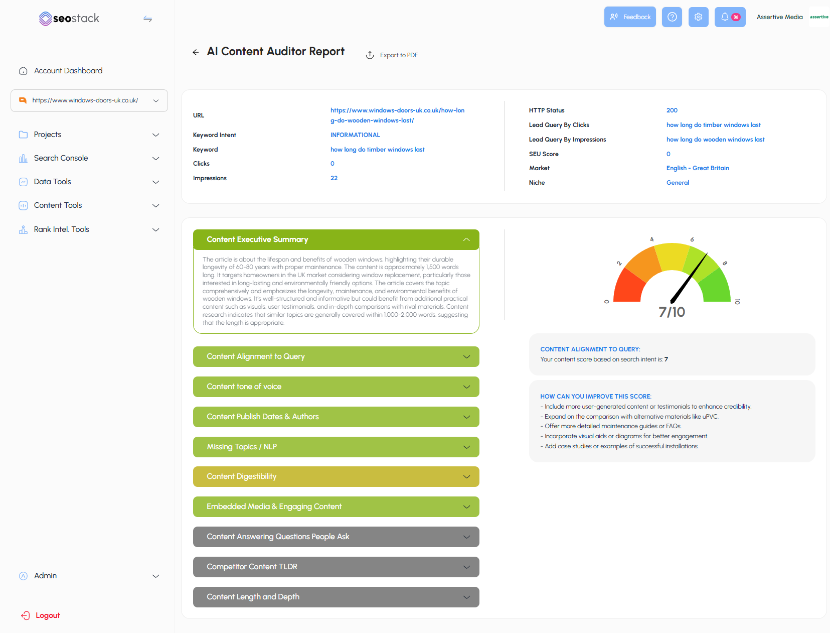 Get Comprehensive Analysis